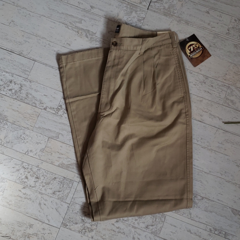 Mens woolrich kahki pants. 36 34. Nwt